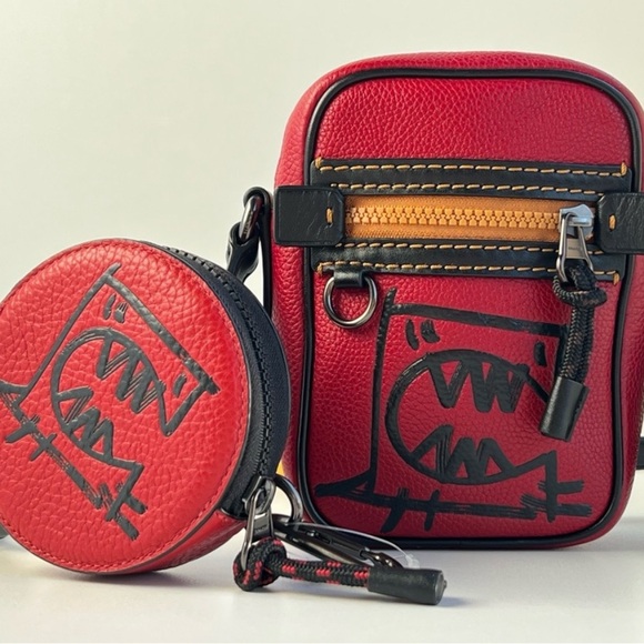 COACH X CHINA Super Rare REXY Limited Edition Guang YU Dylan 10 Crossbody Pouch - Picture 1 of 14